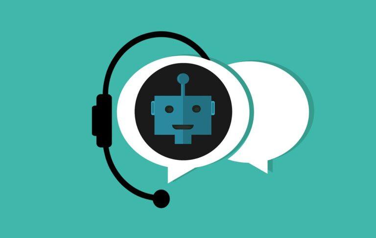 AI chatbot assistant interface on a screen